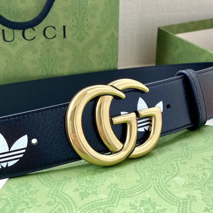 Ad*s x g*u*i gg marmont belt black