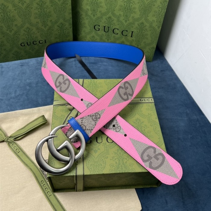 G*u*i gg marmont wide belt pink
