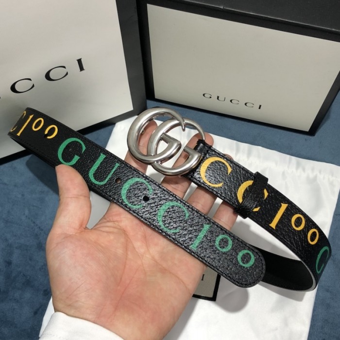 G*u*i 100 gg marmont belt black