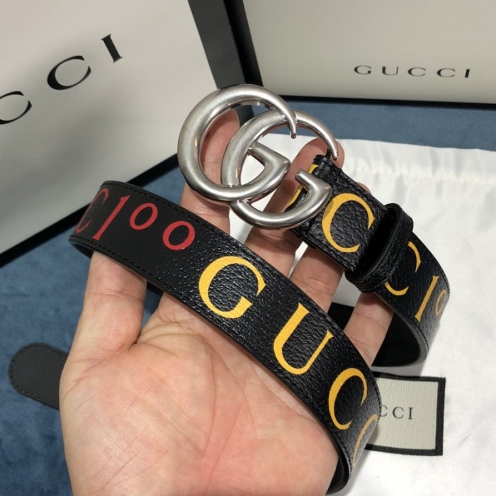 G*u*i 100 gg marmont belt black