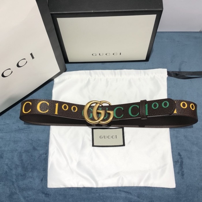 G*u*i 100 gg marmont belt brown