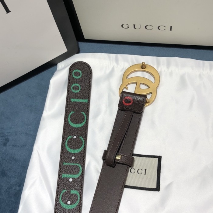 G*u*i 100 gg marmont belt brown
