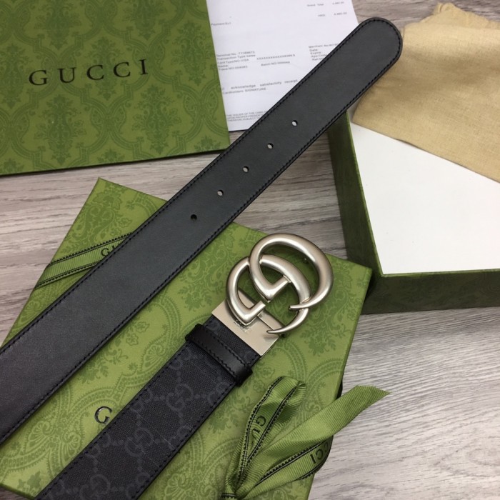 G*u*i gg marmont reversible belt black