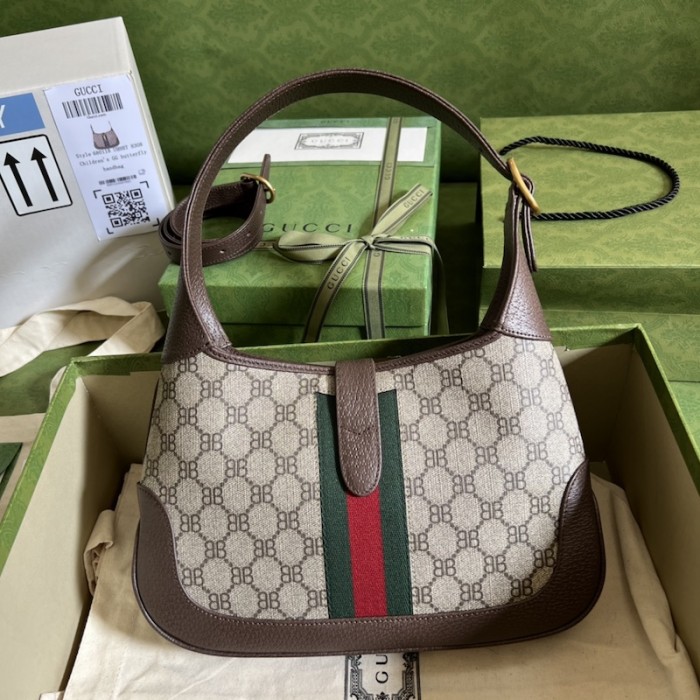 g*u*i x Ba*len*cia*ga the hacker project jackie 1961 bag