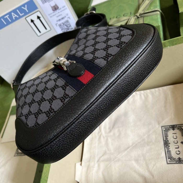 g*u*i x Ba*len*cia*ga the hacker project jackie 1961 bag black