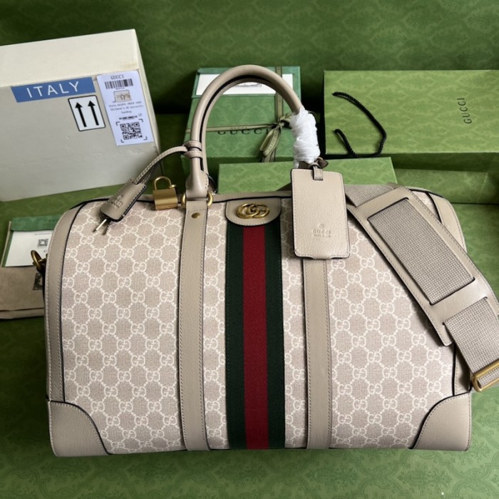 G*u*i ophidia duffle bag ‎681295 beige