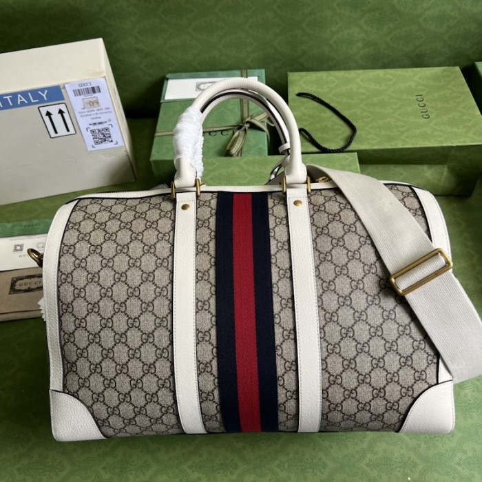 G*u*i ophidia duffle bag 681295 white