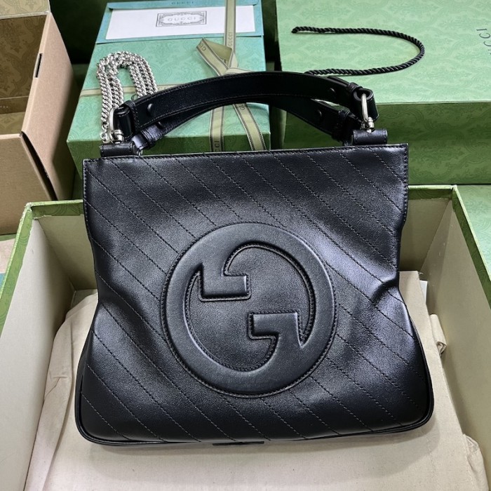 G*u*i blondie small tote bag black ‎751518
