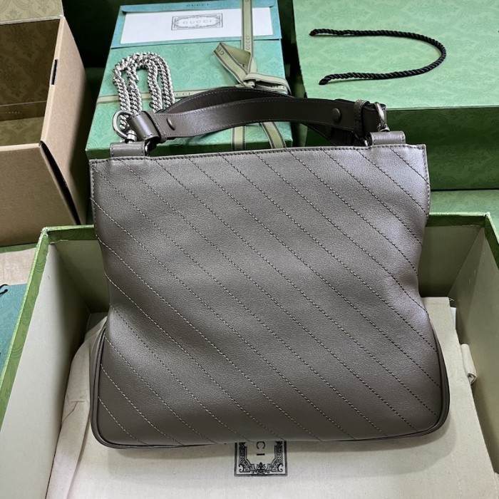 G*u*i blondie small tote bag brown 751518