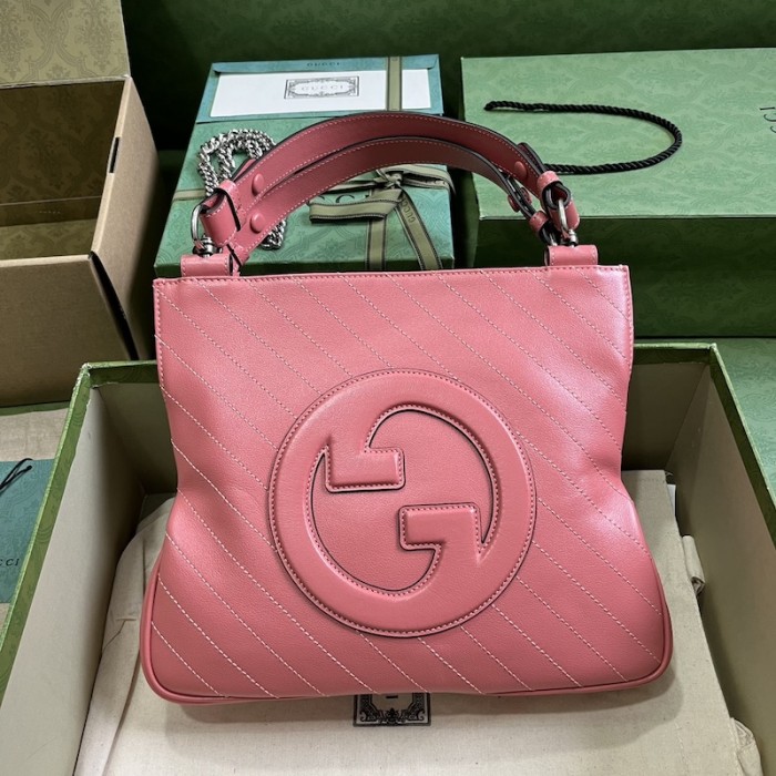 G*u*i blondie small tote bag pink ‎751518