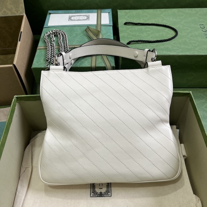 G*u*i blondie small tote bag white 751518