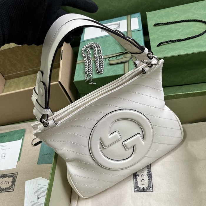 G*u*i blondie small tote bag white 751518