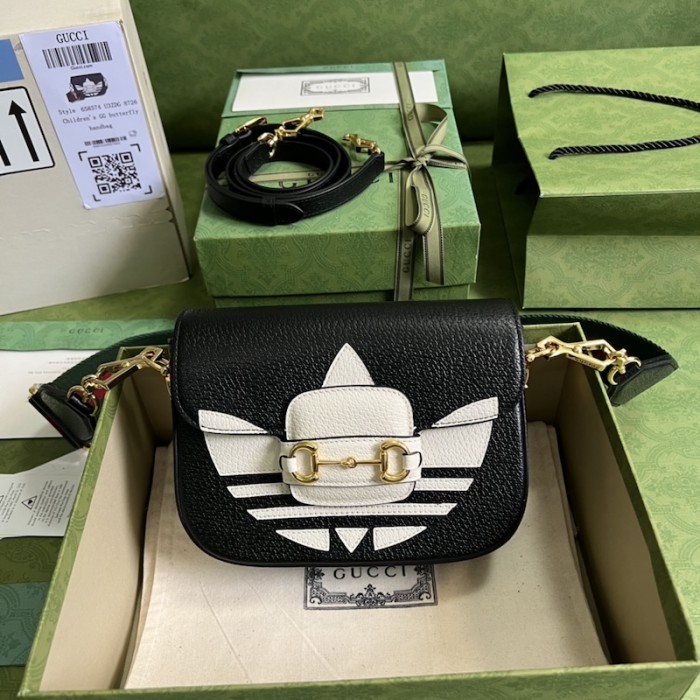 Ad*s x g*u*i horsebit 1955 mini bag ‎658574 black