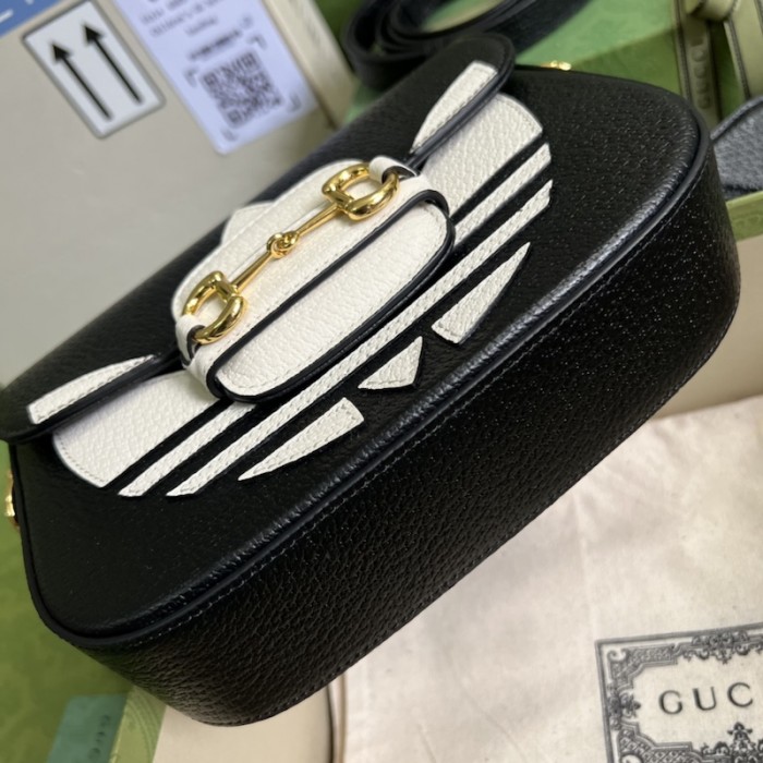 Ad*s x g*u*i horsebit 1955 mini bag 658574 black