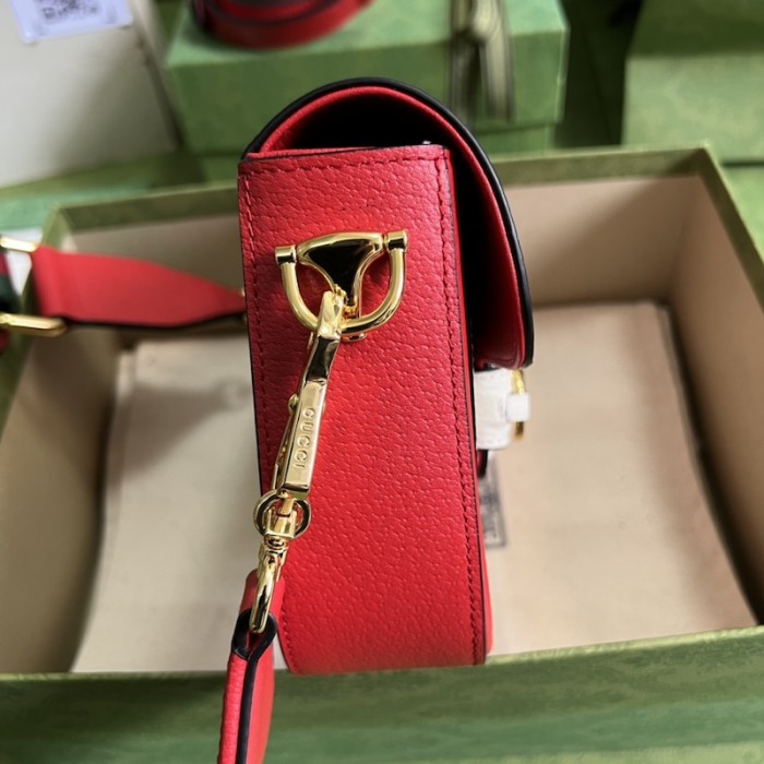 Ad*s x g*u*i horsebit 1955 mini bag 658574 red