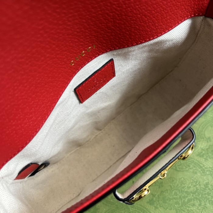 Ad*s x g*u*i horsebit 1955 mini bag 658574 red