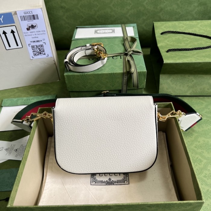 Ad*s x g*u*i horsebit 1955 mini bag 658574 white