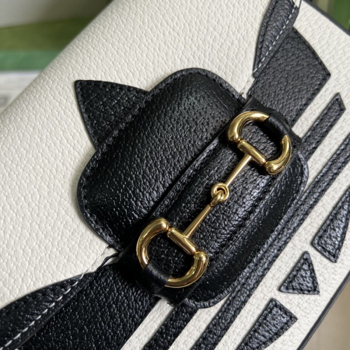 Ad*s x g*u*i horsebit 1955 mini bag 658574 white