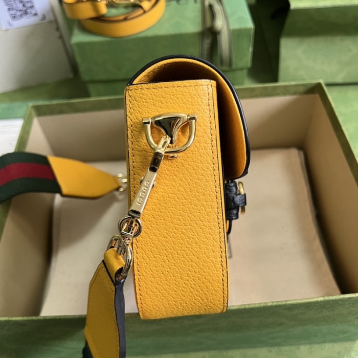 Ad*s x g*u*i horsebit 1955 mini bag 658574 yellow