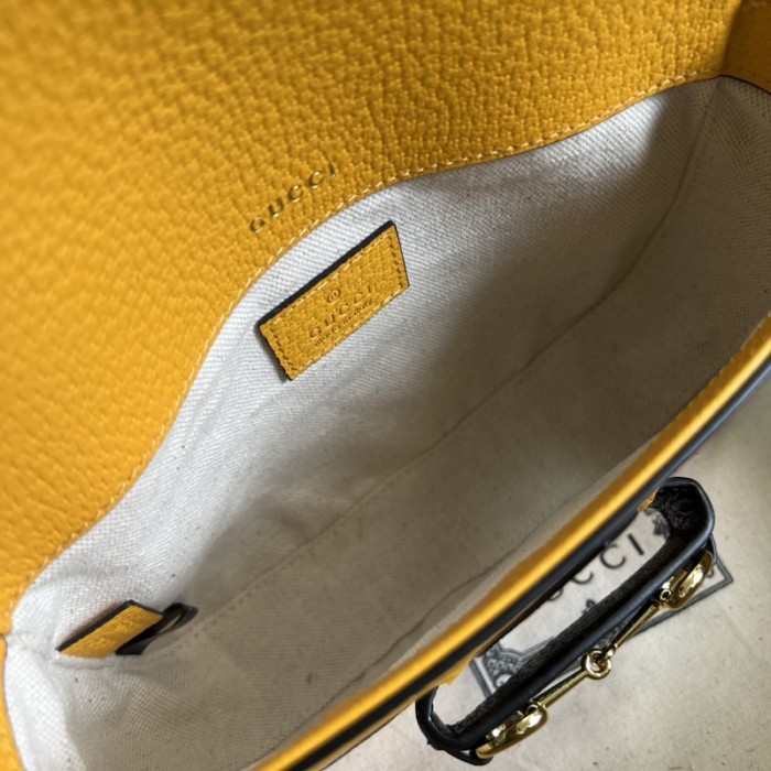 Ad*s x g*u*i horsebit 1955 mini bag 658574 yellow