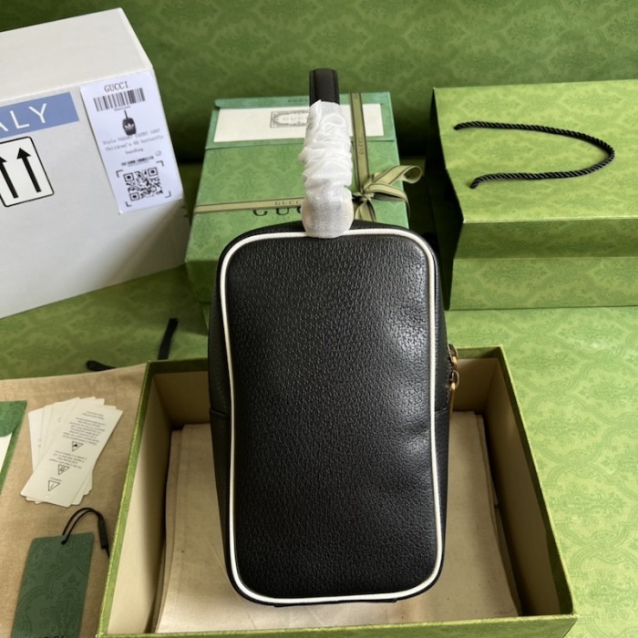 Ad*s x g*u*i mini top handle bag black