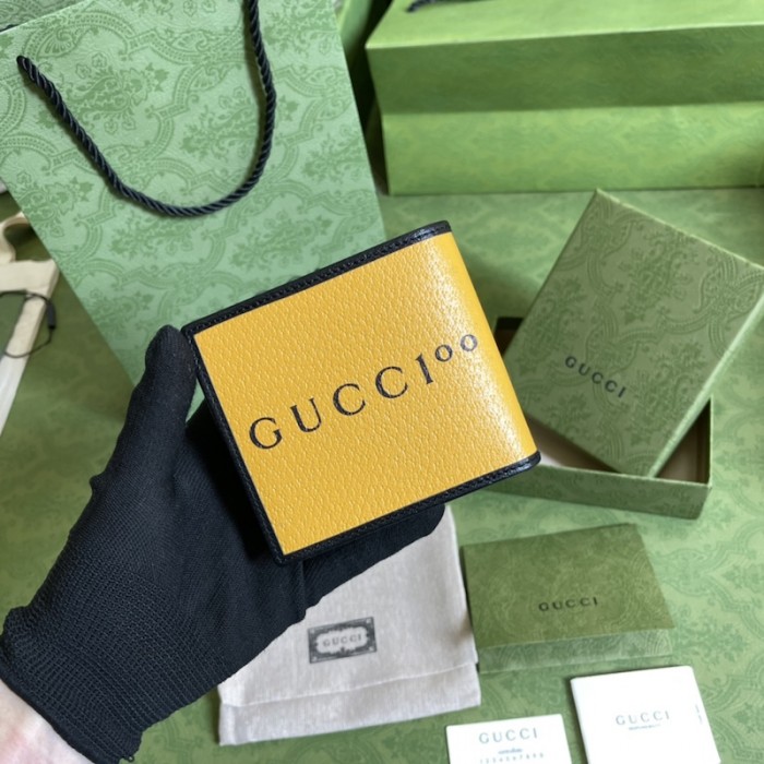 G*u*i 100 wallet yellow 676238
