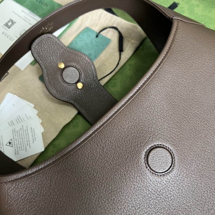 G*u*i aphrodite medium shoulder bag 726274 brown