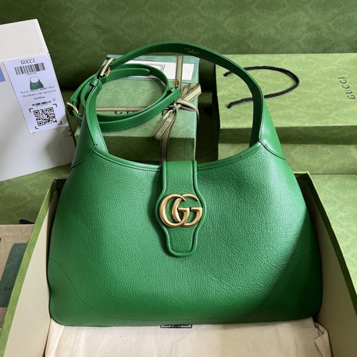 G*u*i aphrodite medium shoulder bag ‎726274 green