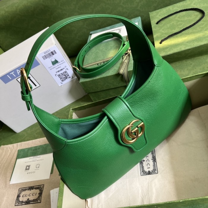 G*u*i aphrodite medium shoulder bag 726274 green