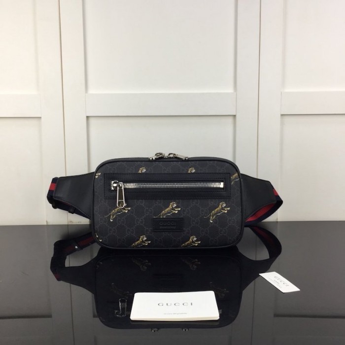 G*u*i bestiary belt bag with tigers 474293