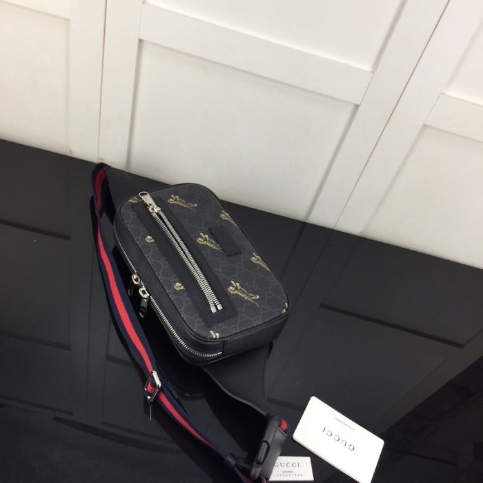 G*u*i bestiary belt bag with tigers 474293