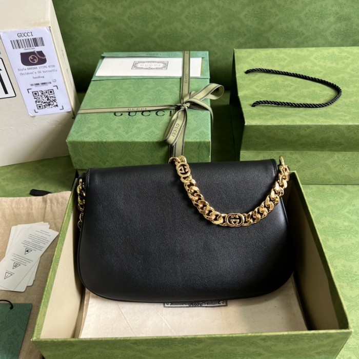 G*u*i blondie shoulder bag 699268 black