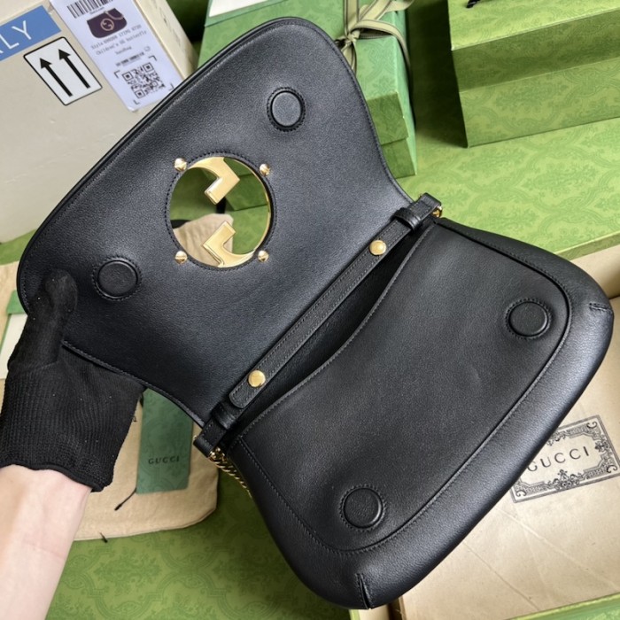 G*u*i blondie shoulder bag 699268 black