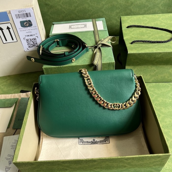 G*u*i blondie shoulder bag ‎699268 green