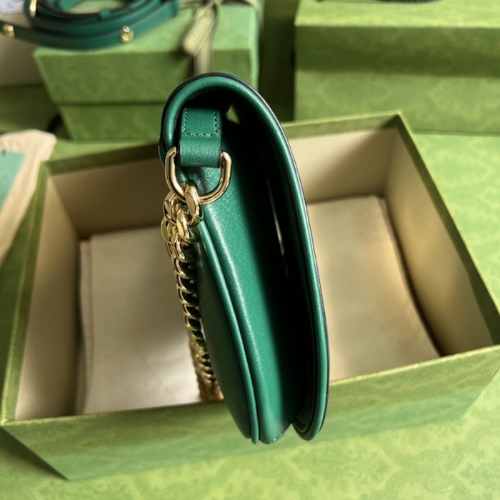 G*u*i blondie shoulder bag ‎699268 green