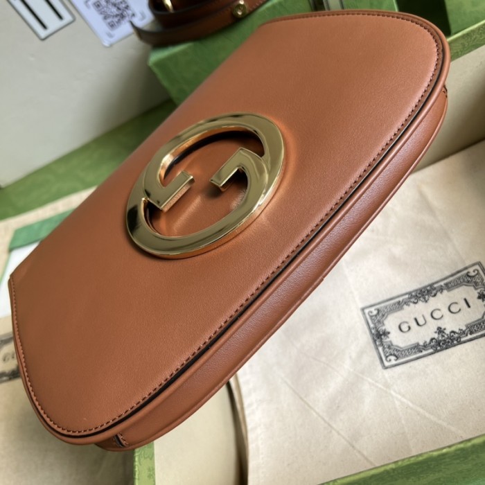 G*u*i blondie shoulder bag 699268 tan