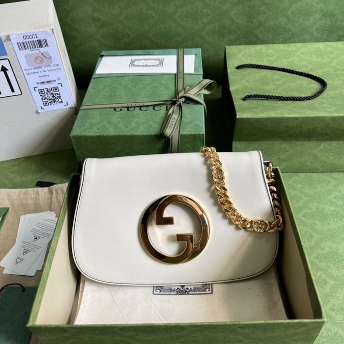G*u*i blondie shoulder bag ‎699268 white