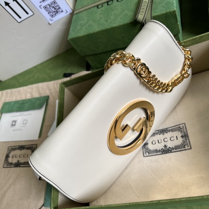 G*u*i blondie shoulder bag ‎699268 white