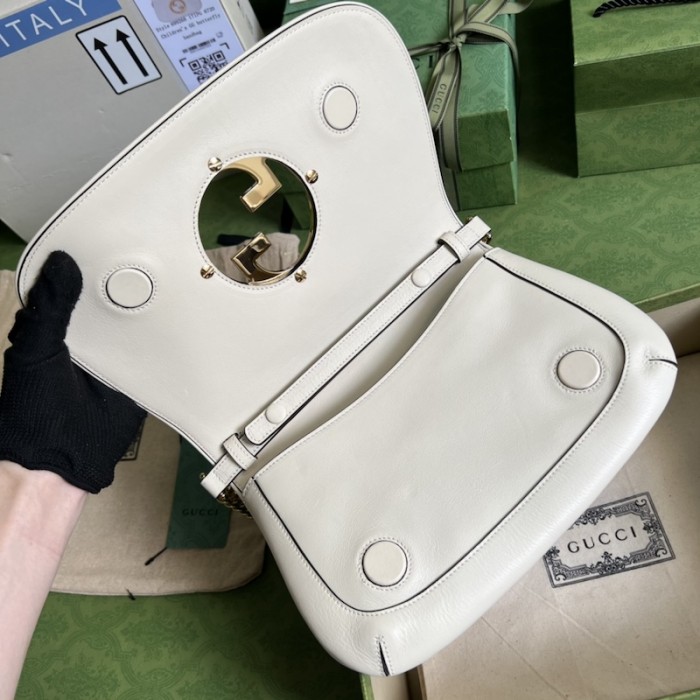 G*u*i blondie shoulder bag ‎699268 white