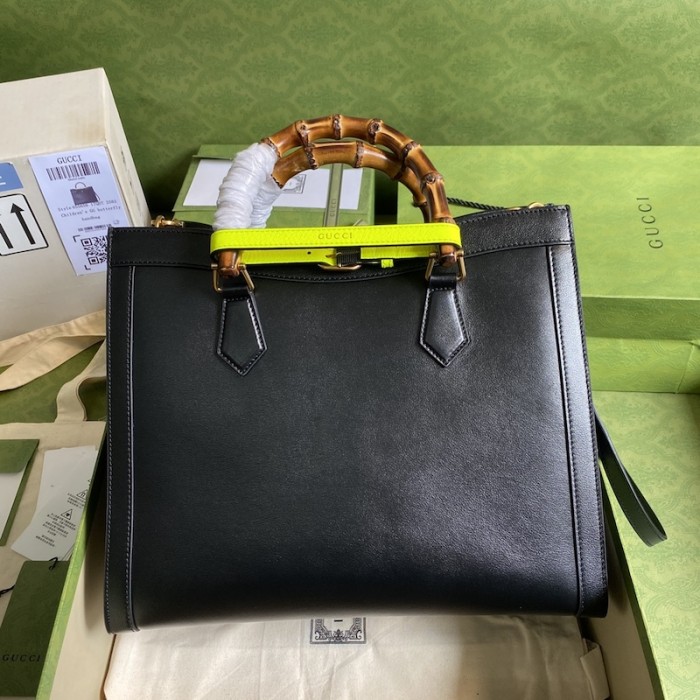 G*u*i diana medium tote bag black 655658
