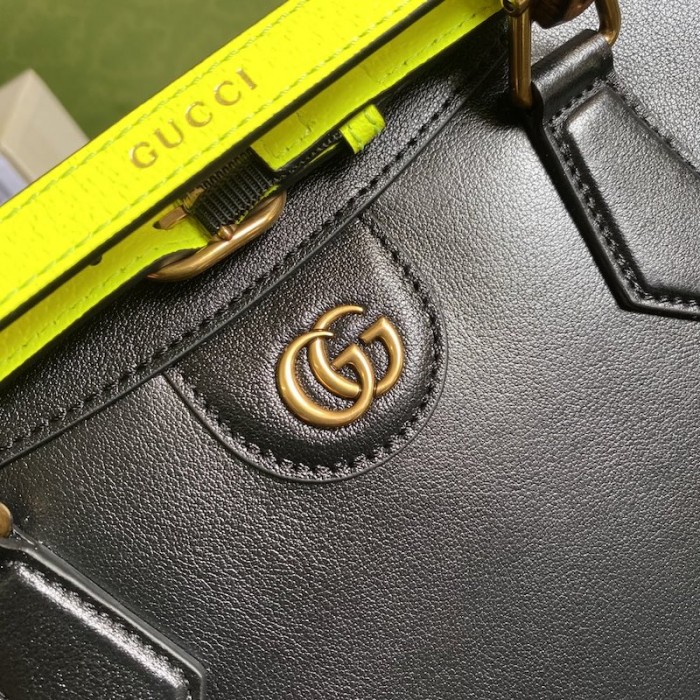 G*u*i diana medium tote bag black 655658