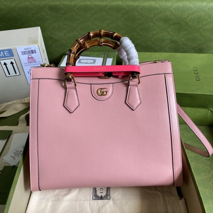 G*u*i diana medium tote bag pink 655658