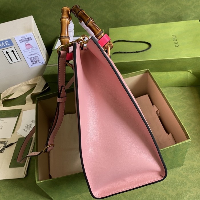 G*u*i diana medium tote bag pink 655658