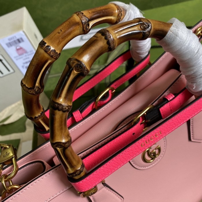 G*u*i diana medium tote bag pink 655658