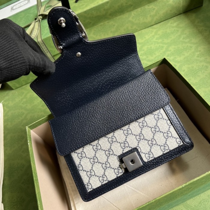 g*u*i dionysus gg Sup*e mini bag ‎421970 blue