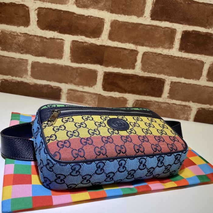 G*u*i gg multicolour belt bag 658657