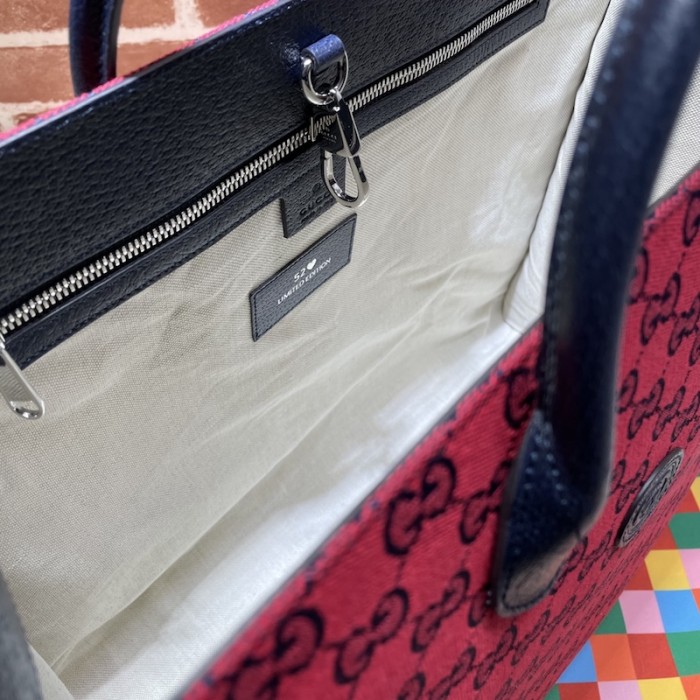 G*u*i gg multicolour large tote bag red 659980