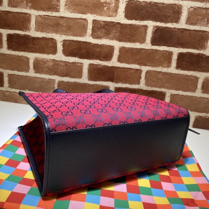 G*u*i gg multicolour small tote bag red 659983
