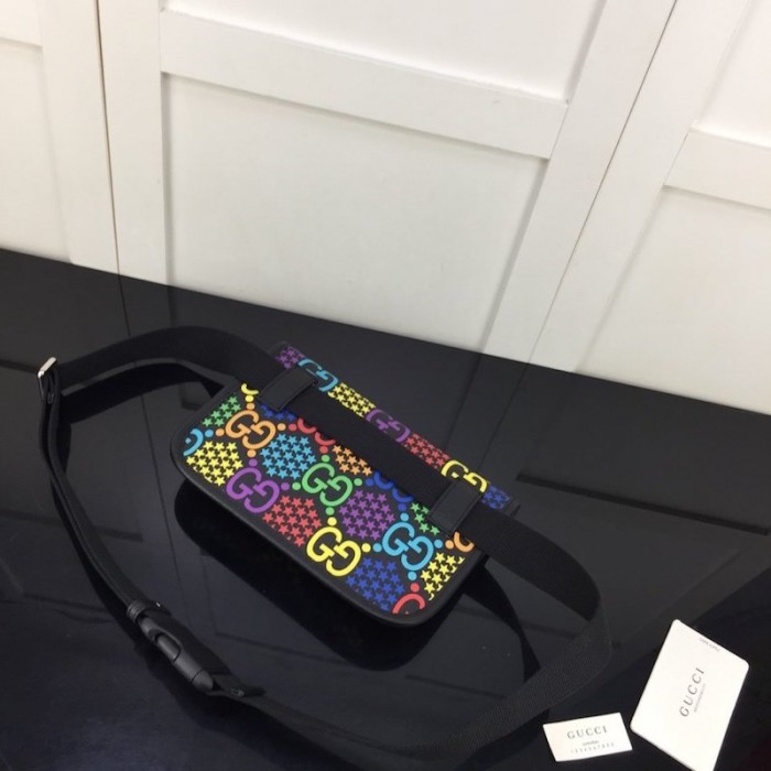 G*u*i gg psychedelic belt bag 598113