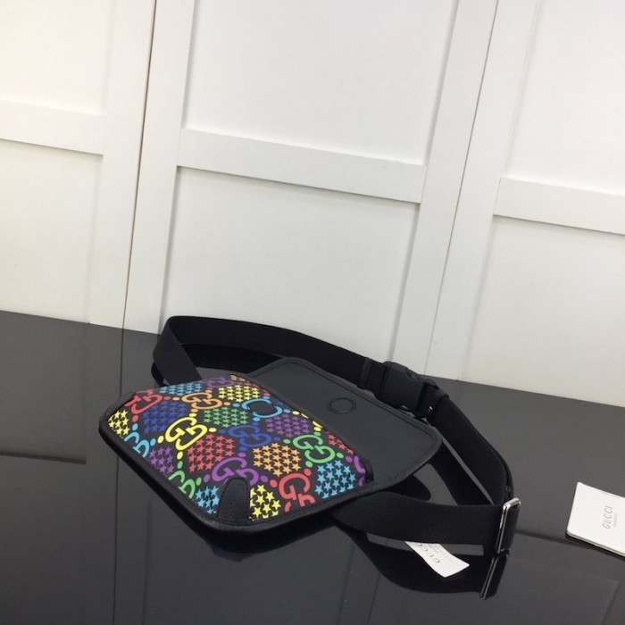 G*u*i gg psychedelic belt bag 598113